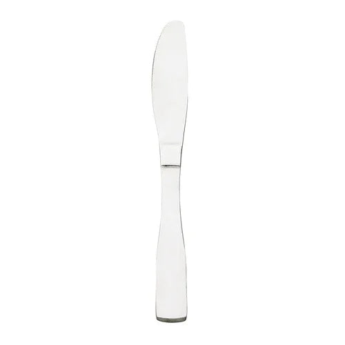 Browne 502711S Elegance Dinner Knife, 8-4/5 in , serrated, 13/0 stainless steel, mirror finish