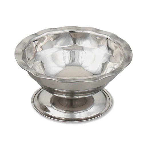 Browne 515043 Sherbet/Sundae Dish, 3-1/2 oz., 3-4/5 in  dia., paneled top edge, gadroon base,