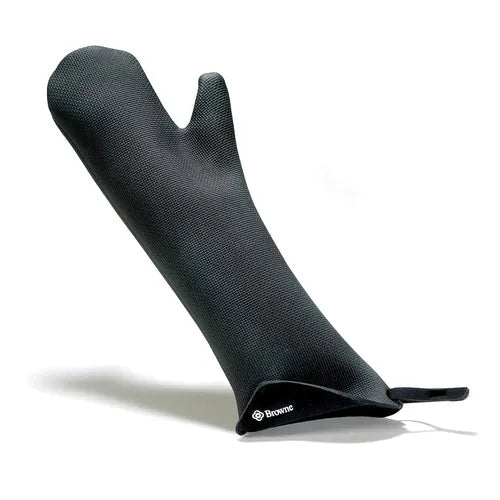 Browne 5431802 KitchenGripsr Oven Mitt, 16-3/8 in L, FLXaPrene with inverted zig zag stitch, he