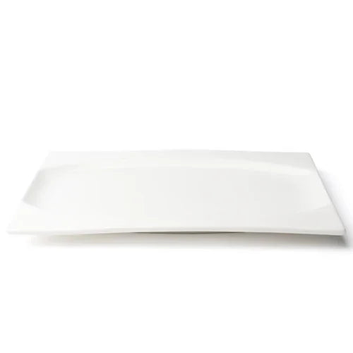 Browne 5630186 Plate, 32.6x23.6cm/12.75x9.5 in , rectangular, vitrified high alumina porcelain,