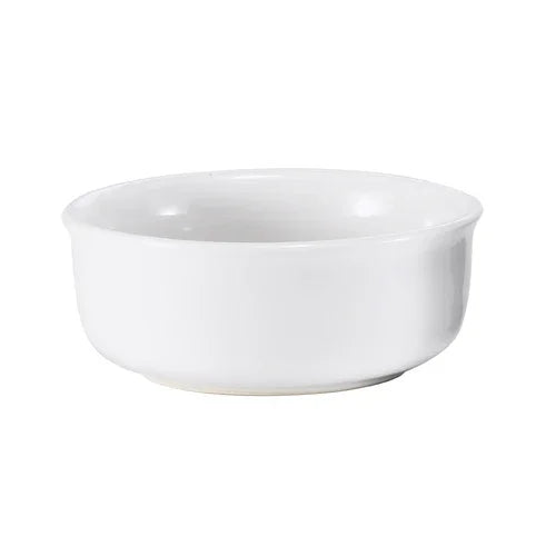 Browne 564005W Ramekin, 8 oz., 4-1/2 in  dia. x 1-4/5 in H, smooth rim & sides, porcelain, whit