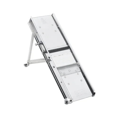 Browne 5720638 Mandoline Slicer, folded: 16-1/2 in L x 5-1/2 in W x 3 in H, (1) serrated blade