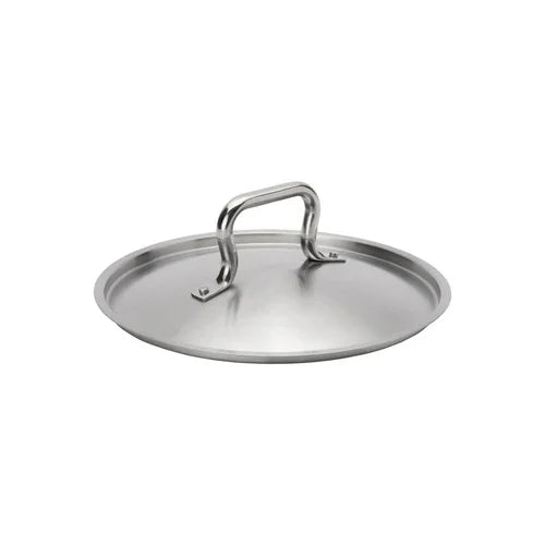 Browne 5734124 Elements Sauce Pan Cover, 9-2/5 in  dia., self-basting, riveted loop handle, fit