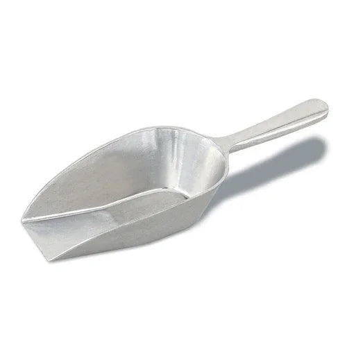 Browne 574253 Scoop, 7 oz. (207 ml), 9-3/4 in , flat bottom, cast aluminum
