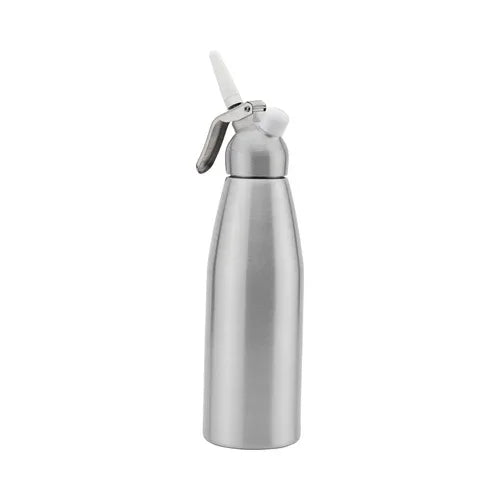 Browne 574407 Whipped Cream Dispenser, 0.5 qt. (1 pint), 3-1/2 in  dia. x 12-3/5 in H, require