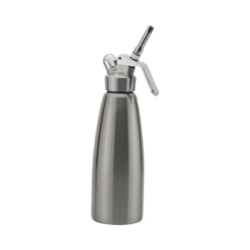 Browne 574409 Whipped Cream Dispenser, 0.5 qt. (1 pint), 3-1/2 in  dia. x 12-3/5 in H, require
