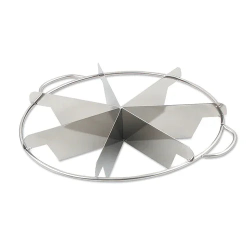Browne 575117 Pie Cutter, 7 cut, stainless steel