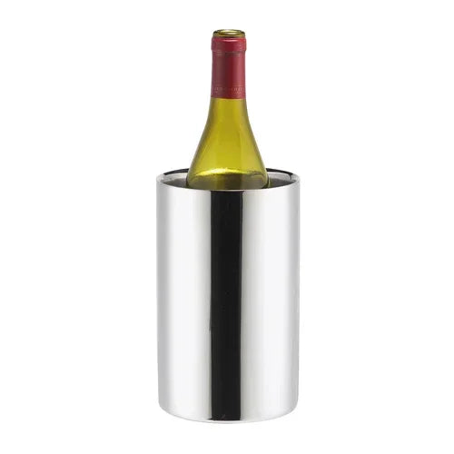 Browne 57513 Wine Cooler, 50 oz., 4-1/2 in  dia. x 7-4/5 in H, double wall, 18/10 stainless s