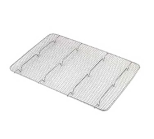 Browne 575519 Pan Grate, for full size pan, 24 in  x 16 in  x 1-3/10 in , footed, nickel-plate
