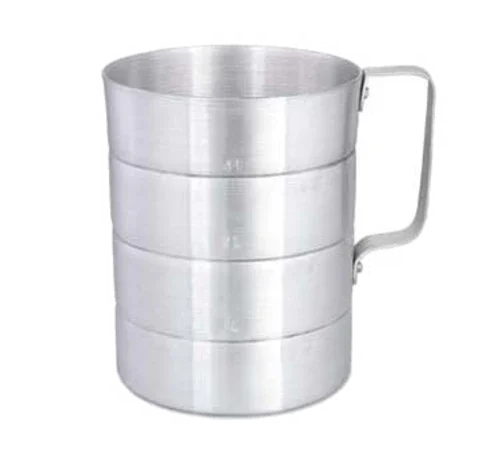 Browne 575610 Dry Measure, 1 qt., 5-1/4 in  x 5-1/4 in , capacity markings, large riveted hand