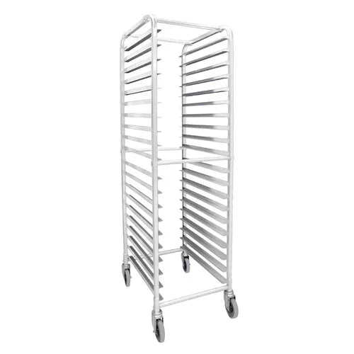 Browne 589120 Bun Pan Rack, holds (20) full sheet pans, 25-3/5 in  x 20-1/2 in  x 69 in H over