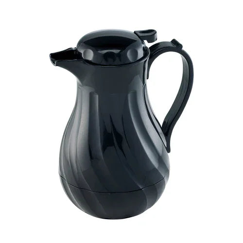 Browne 744222 Beverage Server, 20 oz., 7-1/2 in H, swirl design, thumb lever, odorless & stain