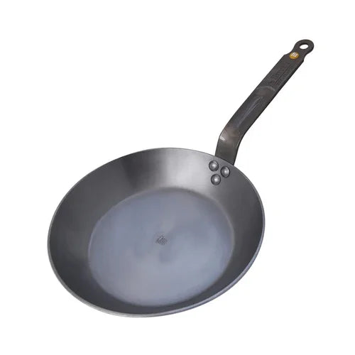 Browne 77561024 de Buyer Mineral B Element Fry Pan, 9-7/16 in  dia., round, riveted handle, indu