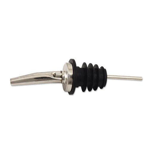 Browne 78767 Liquor Pourer, free flowing, tapered spout, plastic cork, stainless steel nozzle
