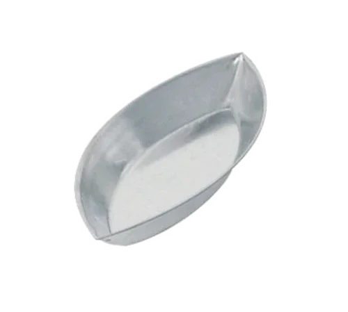 Browne 80194040 Tartelette Mold, 3-1/2 in  (9 cm), boat shaped, tinned steel