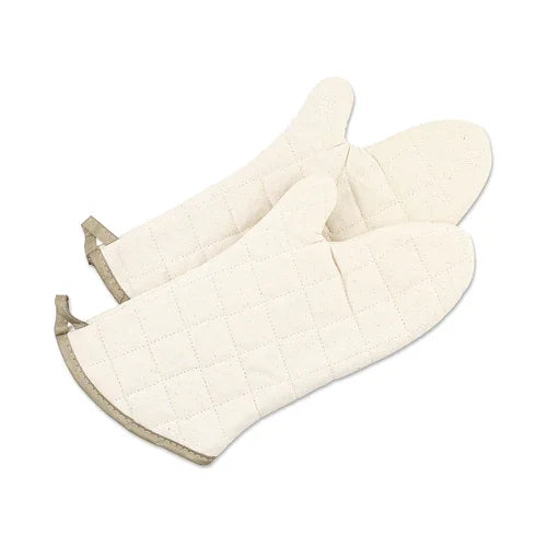 Browne FRM15 Grill/Oven Mitt, 15 in L, heat resistant up to 200øF, flame retardant, 100% cott