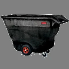 Rubbermaid FG9T1500BLA | Truck - Tilt | Structural Foam Standard Duty 1250lb/1cuyd - Black