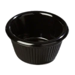 Carlisle S28703 | Ramekin 4 oz | Melamine Black NSF