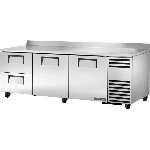 True TWT-93D-2-HC | 93" 2-Solid Door 2-Drawer Refrigerator  35.2 cu. ft.