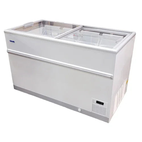 CELCOLD CF52ESG-LED Ice Cream Chest Freezer with 12.2 cu ft Capacity