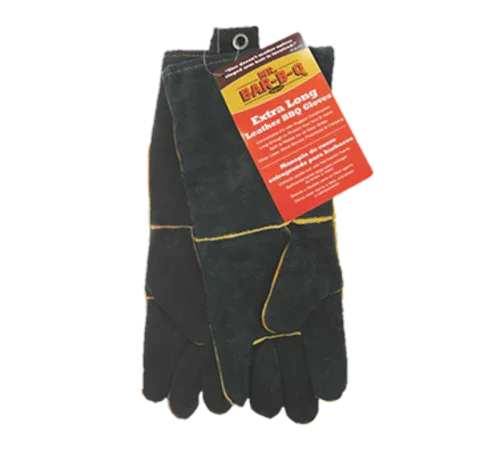 Chef Master 40113Y Mr. Bar-B-Qr BBQ Gloves, long, leather (must be purchased in case quantities)