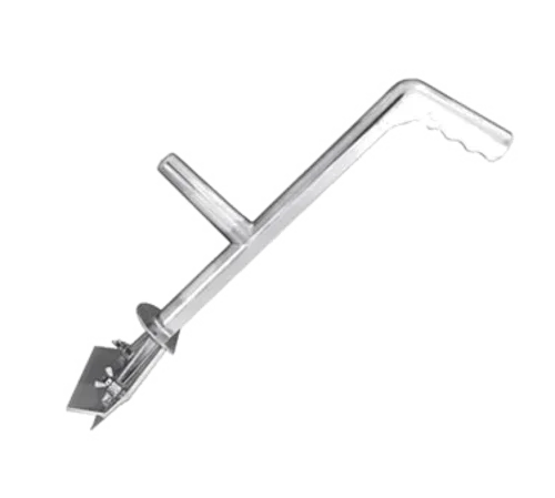 Chef Master 90002 Chef-Master Griddle Scraper, 18 in  frame, 5-1/2 in  sharpened stainless steel b