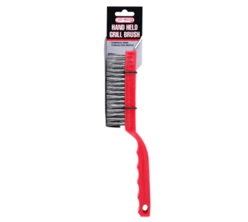 Chef Master 90044 Chef-Master Grill Brush, hand held, durable handle, stainless steel bristles & s