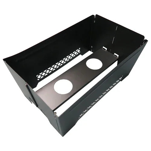 Chef Master 90253 Chafing Frame, 21 in W x 12-3/4 in D x 9-1/2 in H, collapsible, wind resistant,