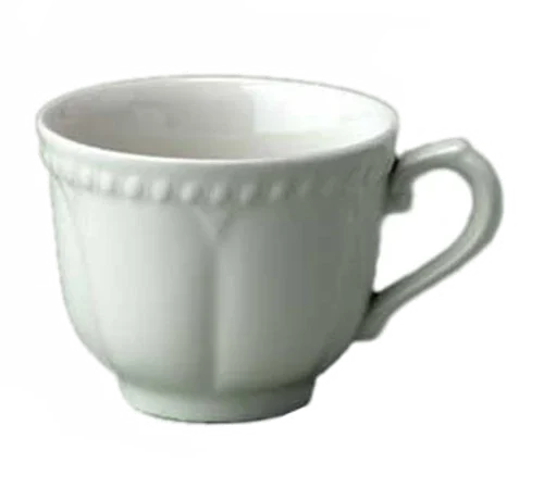 Churchill W BCE 1 Tea Cup 7-1/2 oz Rope Embossed Gadroon Rolled Edge Fluted