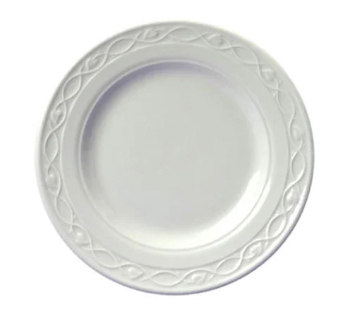 Churchill WT TP8 1 8-Inch Round Plate with Embossed Rolled Edge