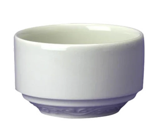 Churchill WT TSU 1 Consomme Bowl 10 oz Round Embossed Rolled Edge