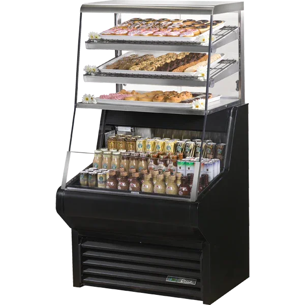 True THAC-36DG-HC-LD | 36" Horizontal Air Curtain | Refrigerated Merchandiser, 8.8 cu. ft.