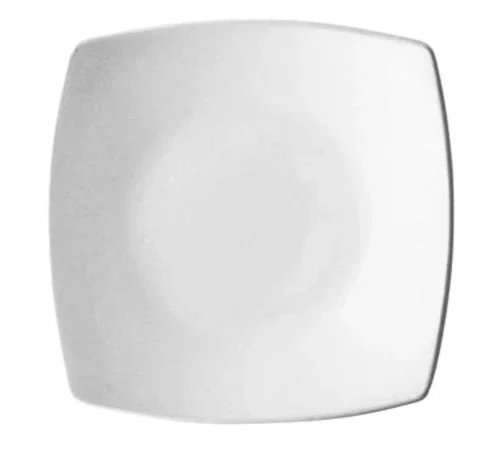 Continental 20CCEVW870 Square Coupe Plate 7 Inch for Oven and Microwave