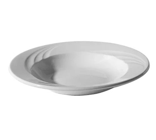 Continental 21CCEVE005 Soup Plate 11 oz Round Rimmed Scratch Resistant Oven Safe