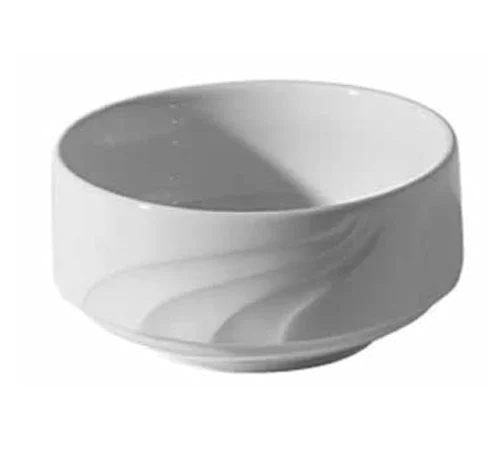 Continental 21CCEVE128 Soup Bowl 10 oz Round Stackable Scratch Resistant Oven Mic Safe