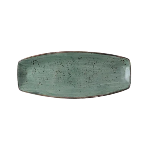 Continental 32CURV192-05 rectangular platter, 14-2/5 in x 6-1/10 in