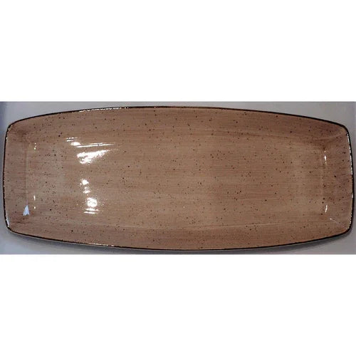 Continental 32CURV192-06 rectangular platter 14-2/5 in x 6-1/10 in scratch resistant