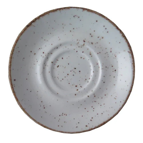Continental 51RUS010-01 saucer, 6-1/2 in dia, double-well, round, white
