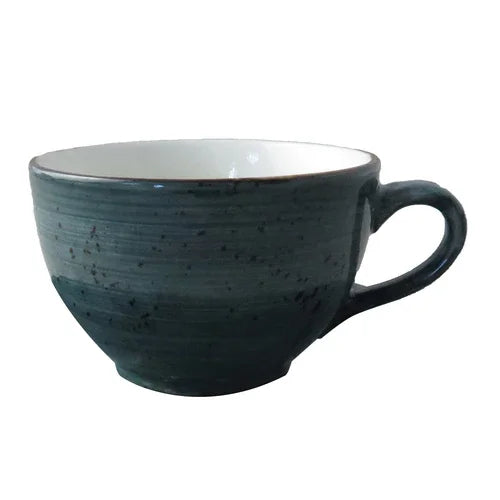 Continental 51RUS030-03 Cappuccino Cup 10 oz Blue Rustics by Life Edge Chi