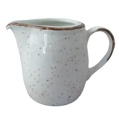 Continental 51RUS068-01 Jug 3oz Rustics White Life Edge Chipping Warranty