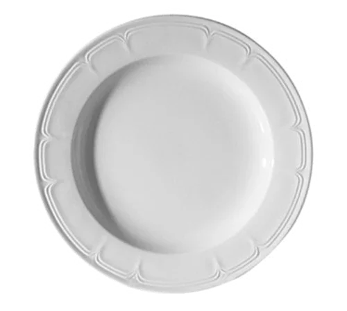 Continental 66CCMOB302 Round 9-inch Plate with Wide Rim and Scratch Resistance