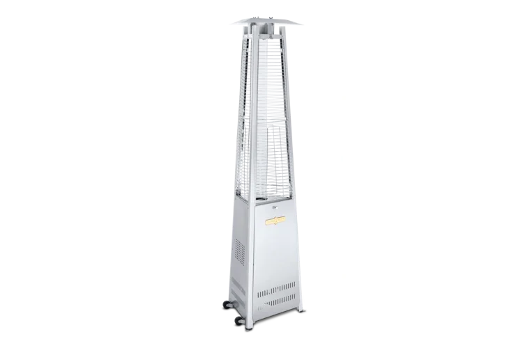 CROWN VERITY CV-2660-SS Tower Patio Heater with Propane and Three Sided Design