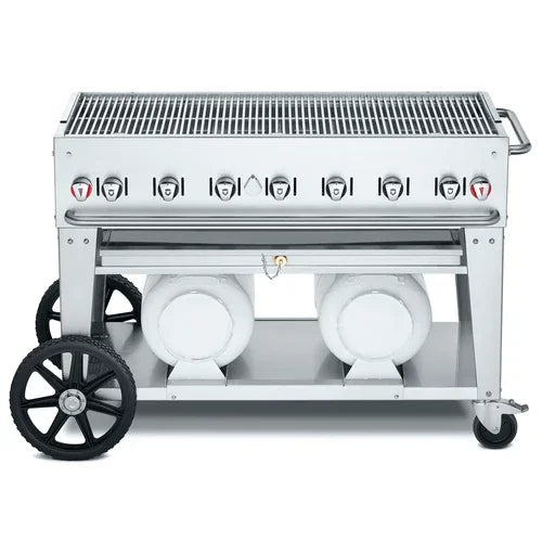 CROWN VERITY CV-CCB-48 Features 7 Burners and Stainless Steel Construction