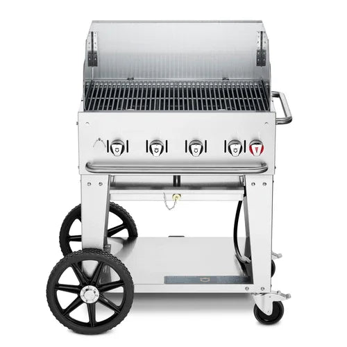 CROWN VERITY CV-MCB-30WGP-NG Mobile Outdoor Charbroiler with 4 Burners