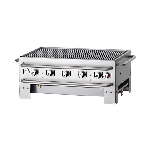 CROWN VERITY CV-PCB-36 Portable Grill with LP Gas and 5 Burners