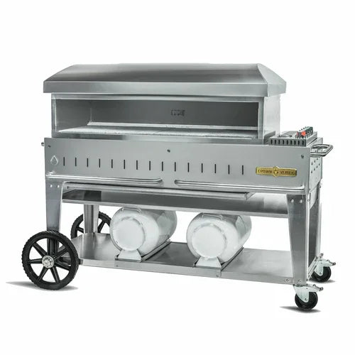 CROWN VERITY CV-PZ48-CB Pizza Oven with LP Gas and Volcano Stone Cooking
