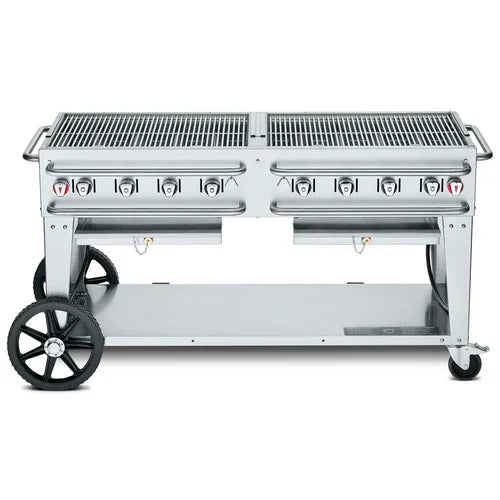 CROWN VERITY CV-RCB-60 Pro Series Grill with 8 Burners and Stainless Steel Construction