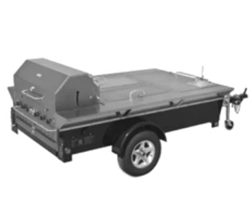 CROWN VERITY CV-TG-4 Towable Grill with BI-48 Grill and RD-48 R Trailer