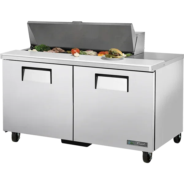 True TSSU-60-12-HC | 60" 2-Door Refrigerated Sandwich Unit  12 Pans  17.8 cu. ft.