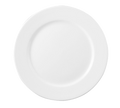 Dudson 3PLW230C (MC593) Plate, 8, round, wide rim, rolled edge, microwave/dishwasher safe, fines